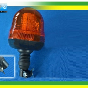 LAMPA BŁYSKOWA OBROTOWA LED 12/24V LED TRZPIEŃ