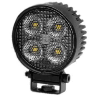 LAMPA ROBOCZA OKRĄGŁA 4 LED 24W ZE ŚWIATŁEM COFANIA CZUJNIKIEM TEMPERATURY