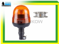 LAMPA BŁYSKOWA OBROTOWA 12/24V LED TRZPIEŃ ELASTYCZNY