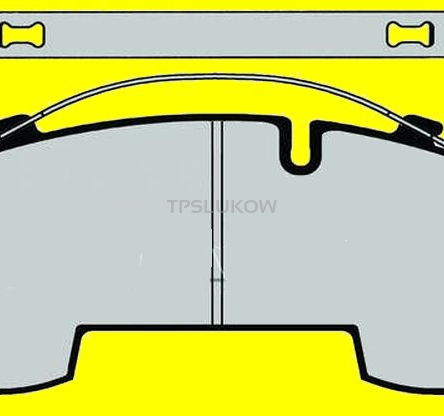 KLOCKI HAMULCA MERCEDES ATEGO SAF TARCZA @370 GR.30mm KNORR MAXLINE 210,3x 93x30