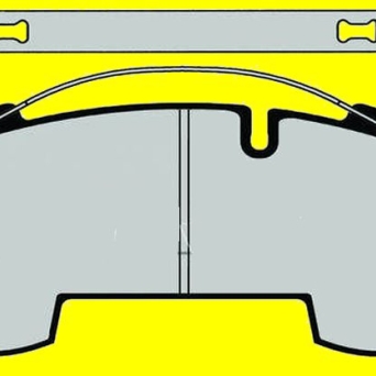 KLOCKI HAMULCA MERCEDES ATEGO SAF TARCZA @370 GR.30mm KNORR MAXLINE 210,3x 93x30