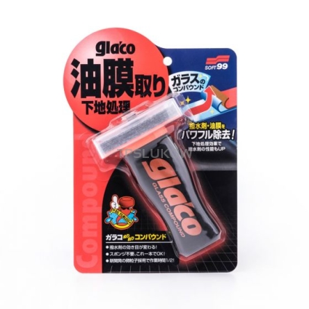 SOFT99 GLACO GLASS COMPOUND ROLL ON - CLEANER SZYB