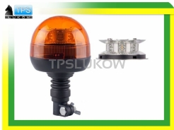 LAMPA BŁYSKOWA 12/24V OBROTOWA LED TRZPIEŃ