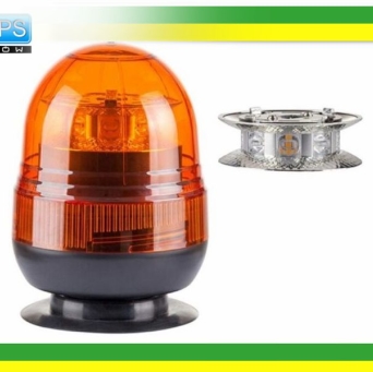 LAMPA BŁYSKOWA 12/24V OBROTOWA LED MAGNES 