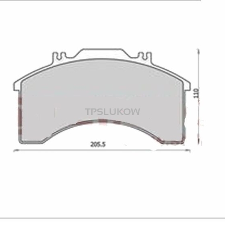 KLOCKI HAMULCOWE IVECO MERITOR