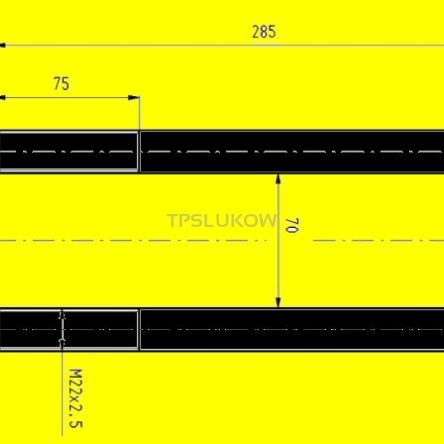 STRZEMIE CYBANT RESORU OSI BPW M22*92*280