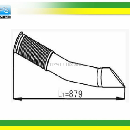 RURA WYDECHOWA MERCEDES ACTROS DIN54244