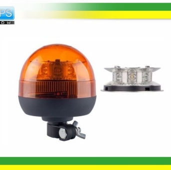 LAMPA OBROTOWA BŁYSKOWA 12/24V TRZEPIEŃ KRÓTKI 